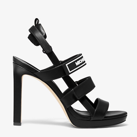 MICHAEL Michael Kors MK Demi Leather Sandal - Picture 2 of 6